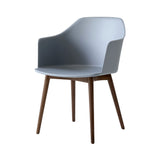 Rely Chair HW76: Light Blue + Walnut