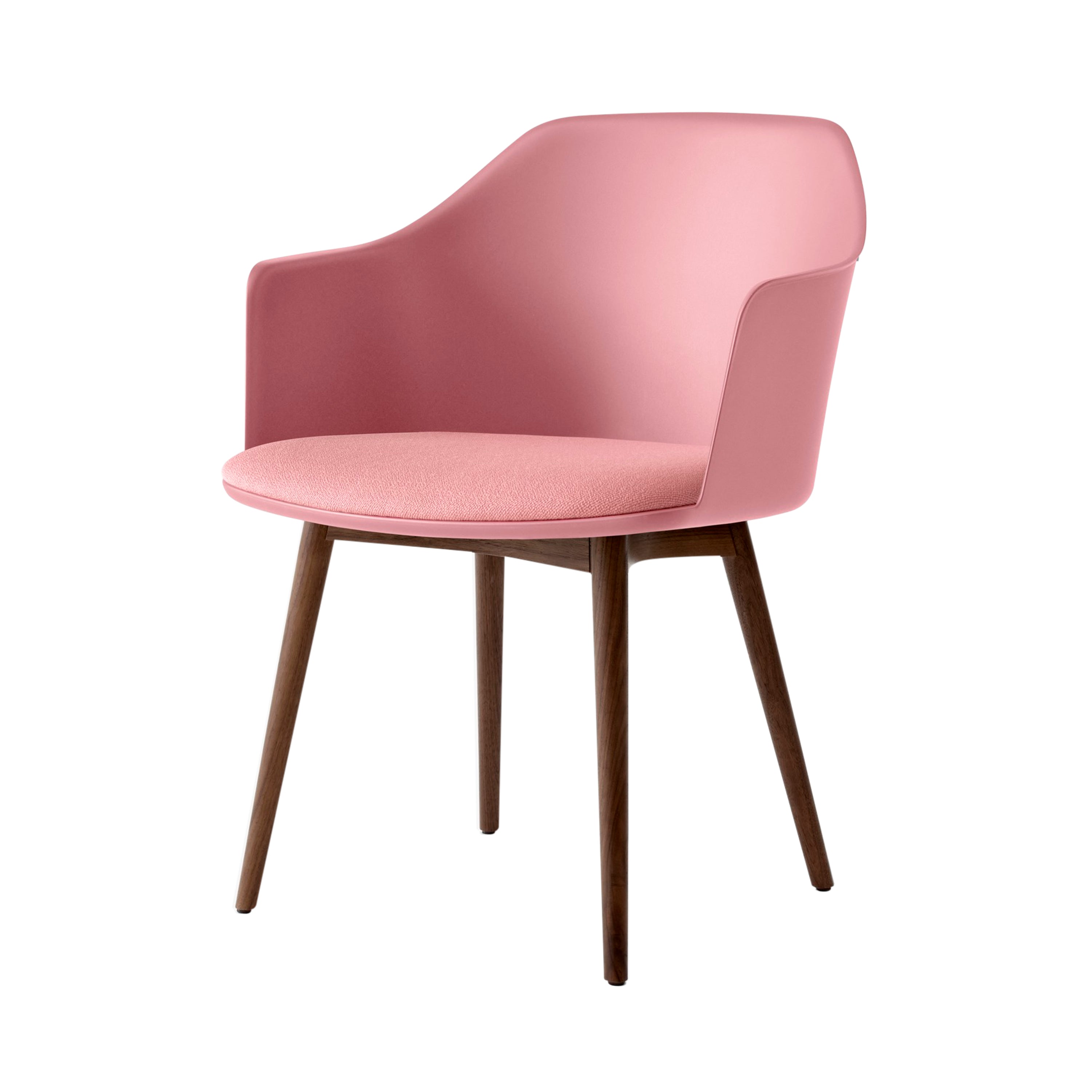 Rely Armchair HW77: Soft Pink + Walnut