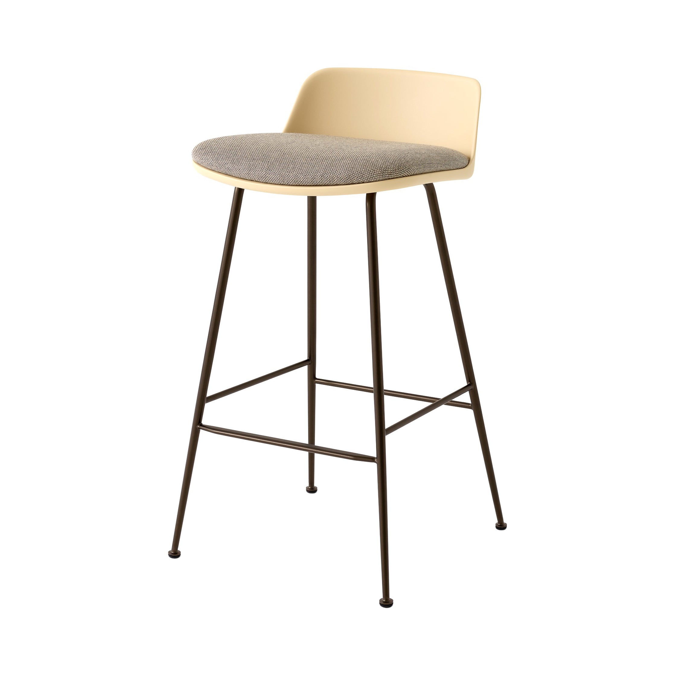 Rely Counter Stool: HW82 + Beige Sand + Bronzed