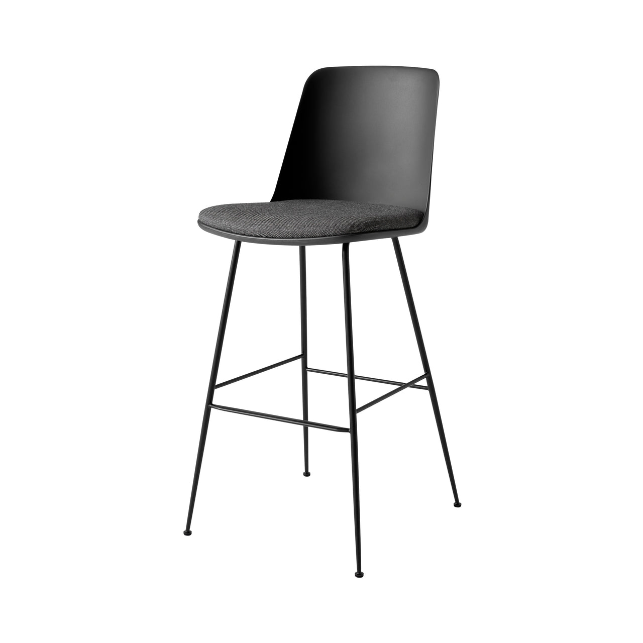 Rely Bar Chair: HW97 + Black