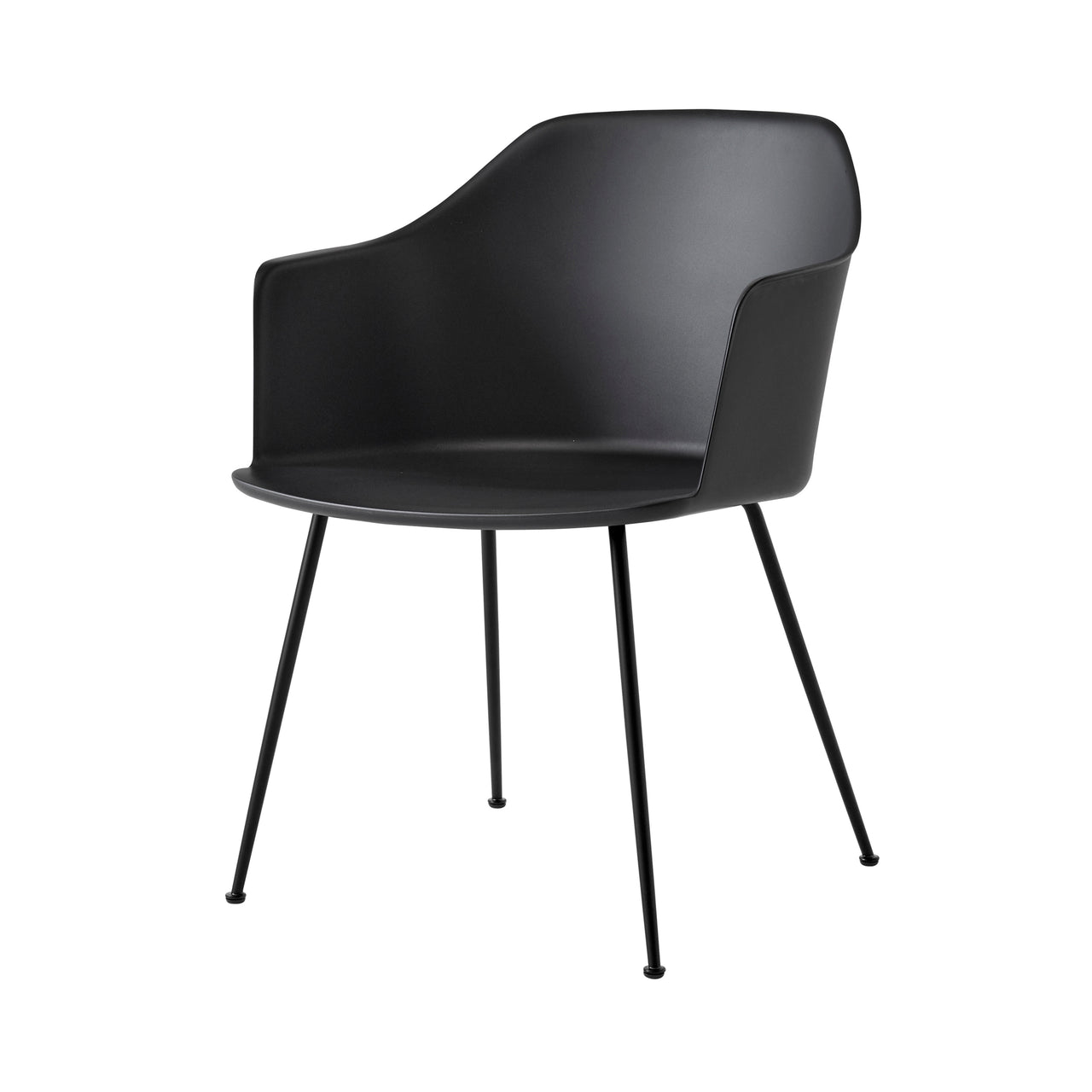 Rely Armchair: HW33 + Black + Black