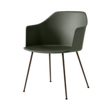 Rely Armchair HW33: Set of 4 + Bronze Green + Bronzed