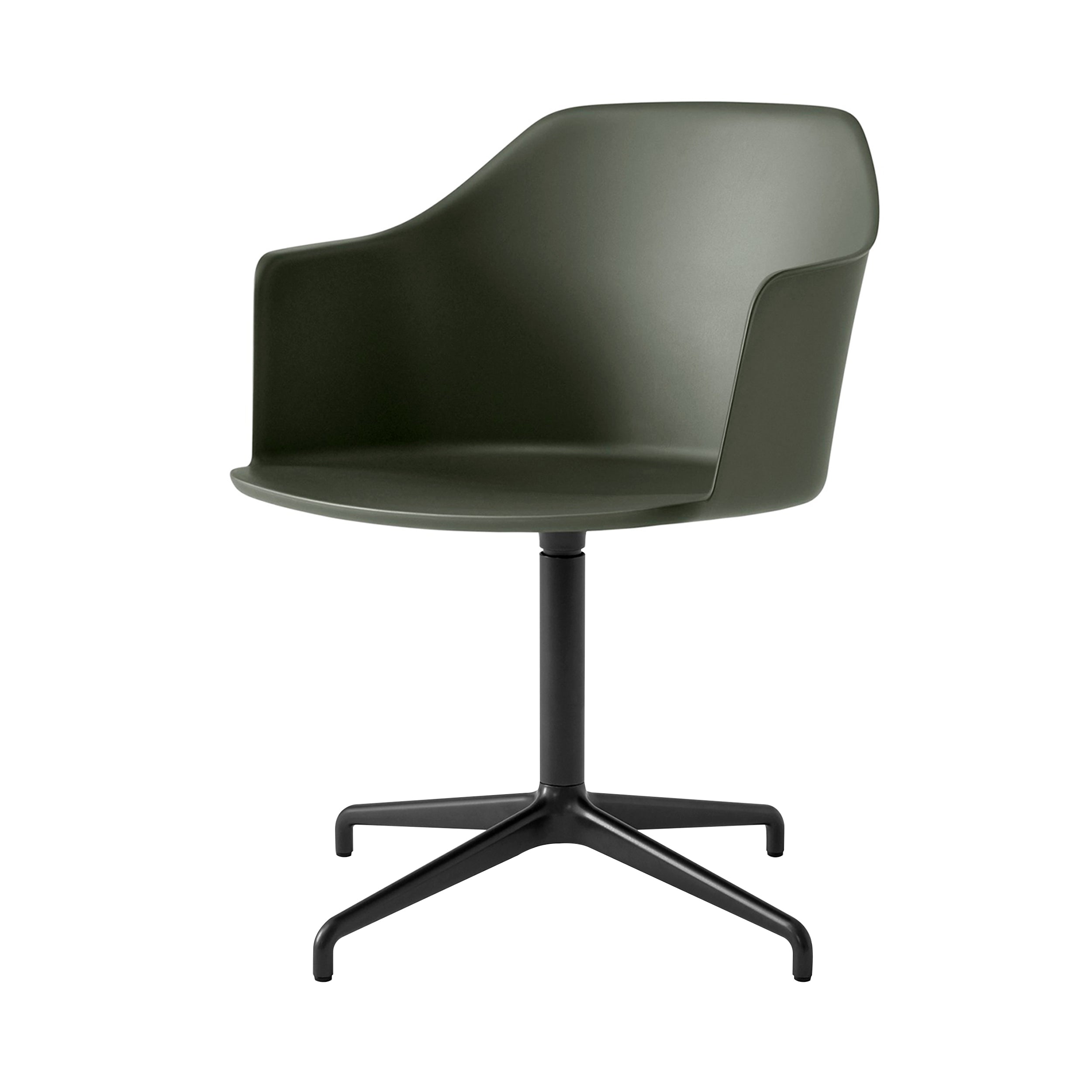 Rely Armchair: HW38 + Bronze Green + Black