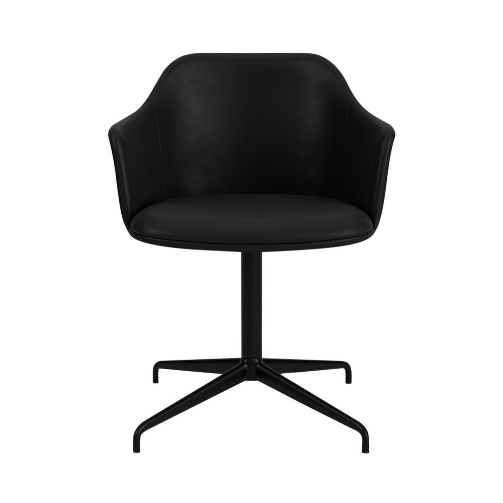 Rely Armchair HW42: Set of 4 + Black