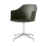Rely Armchair: HW43 + Bronze Green + Polished Aluminum