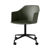 Rely Armchair: HW48 + Bronze Green + Black