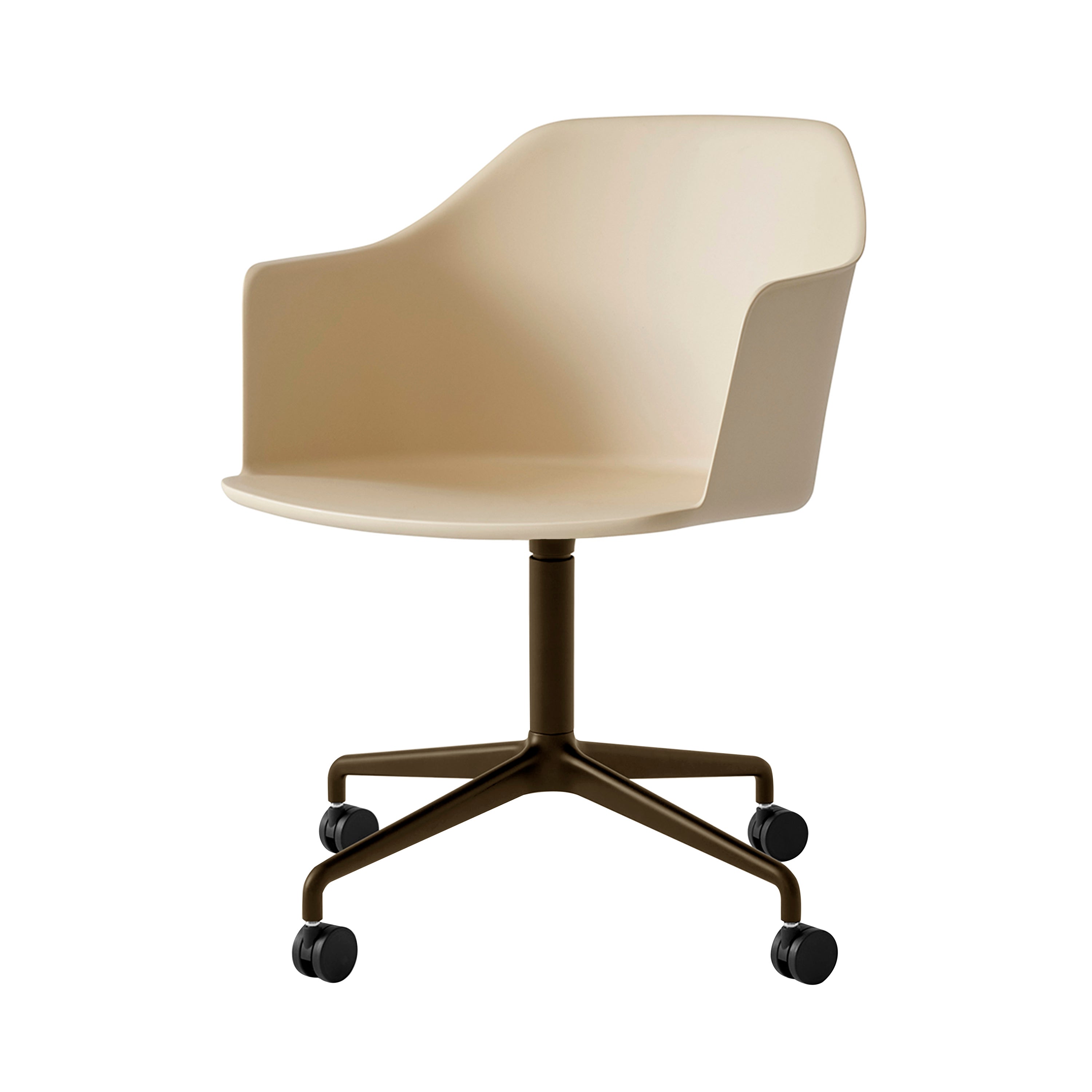 Rely Armchair: HW48 + Beige Sand + Bronzed