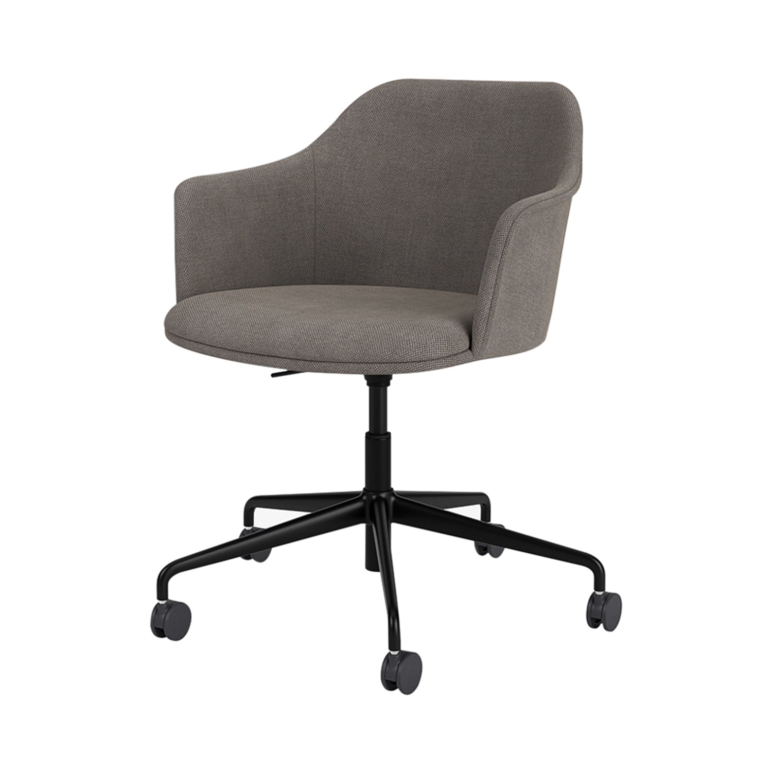 Rely Armchair HW57: Set of 4 + Black