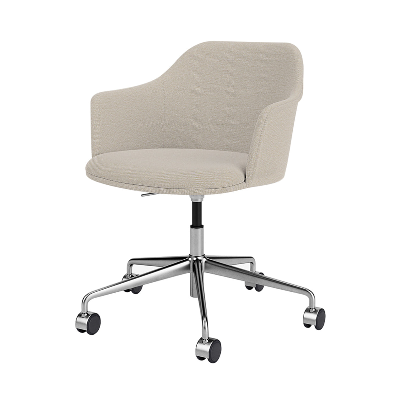 Rely Armchair HW57: Set of 4 + Polished Aluminum