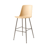 Rely Bar + Counter High Backrest Chair: HW96 + HW91 + Bar (HW96) + Beige Sand + Bronzed