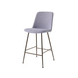 Rely Bar + Counter High Backrest Chair: HW98 + HW93 + Counter (HW93) + Bronzed