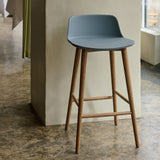 Rely Bar + Counter Low Backrest Chair: HW123 + HW118 + LS