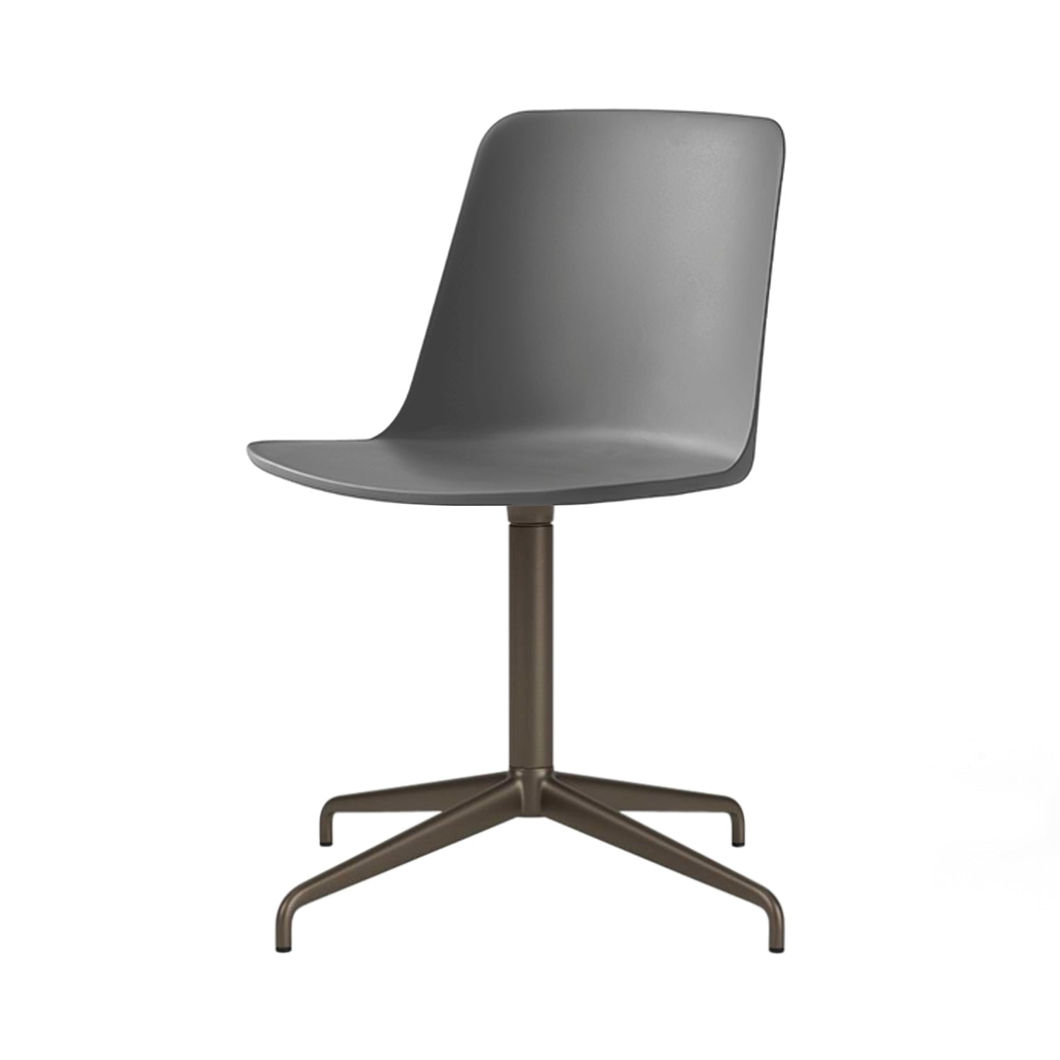 Rely Chair: HW11 + Stone Grey + Bronzed