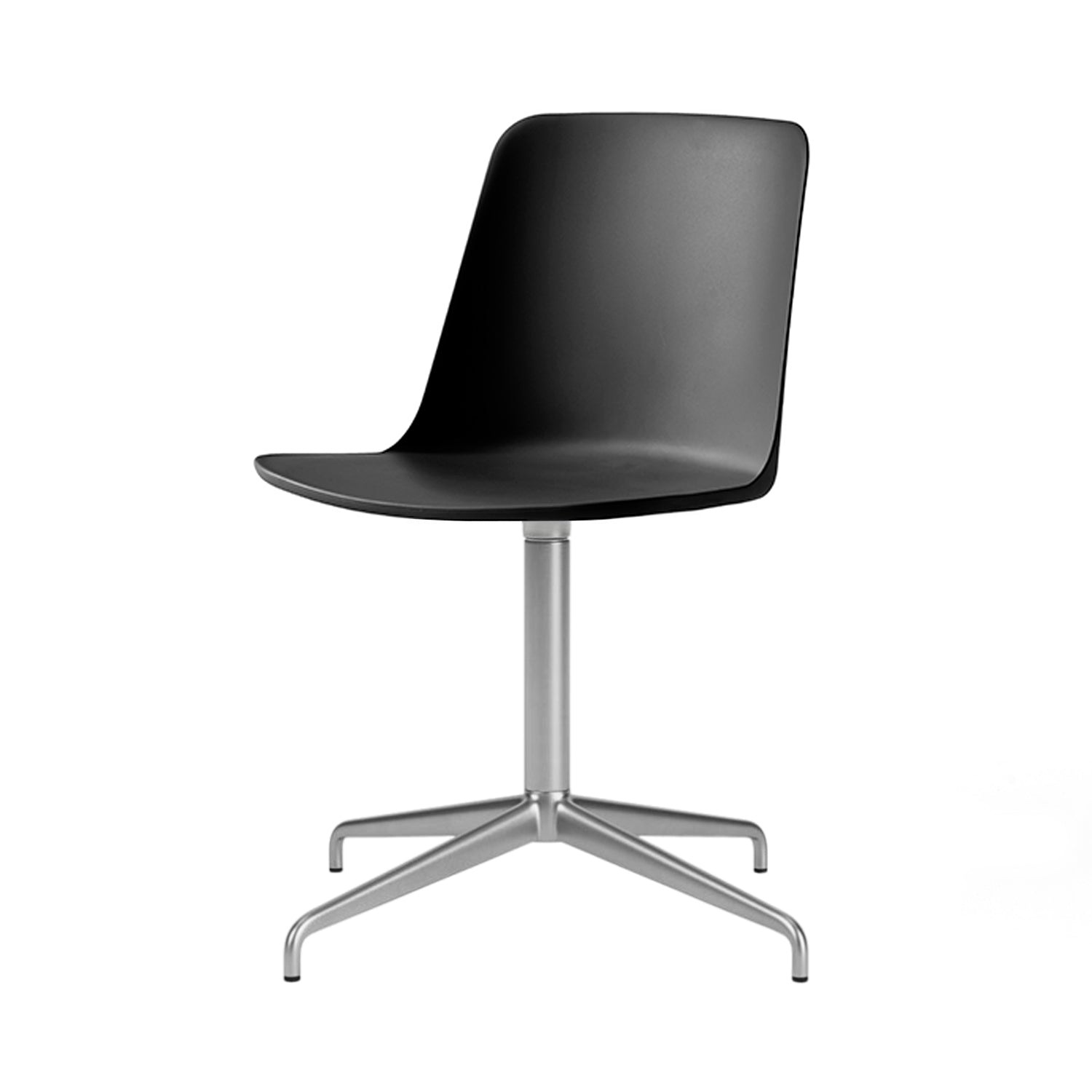 Rely Chair: HW11 + Black + Polished Aluminum