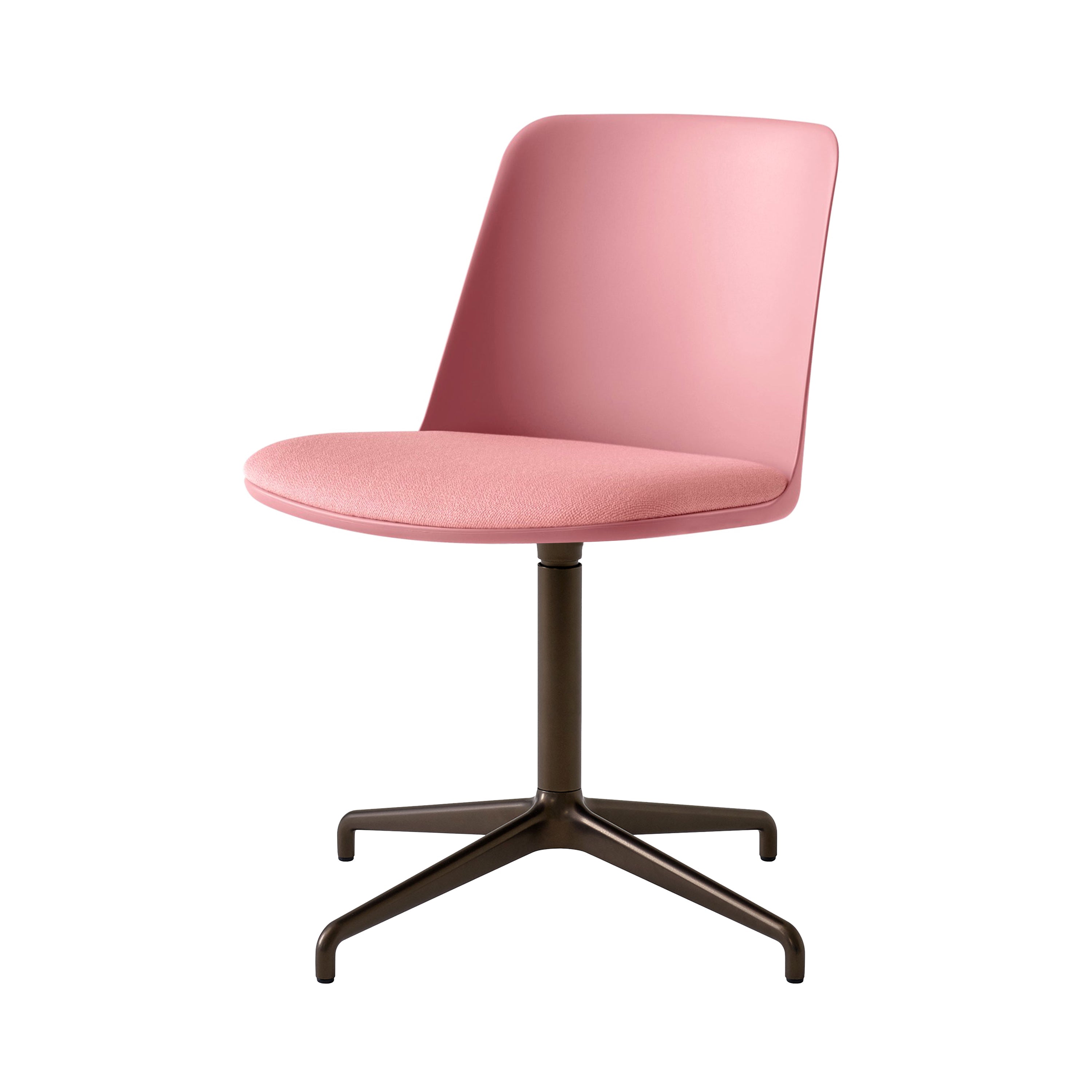 Rely Chair: HW12 + Soft Pink + Bronzed