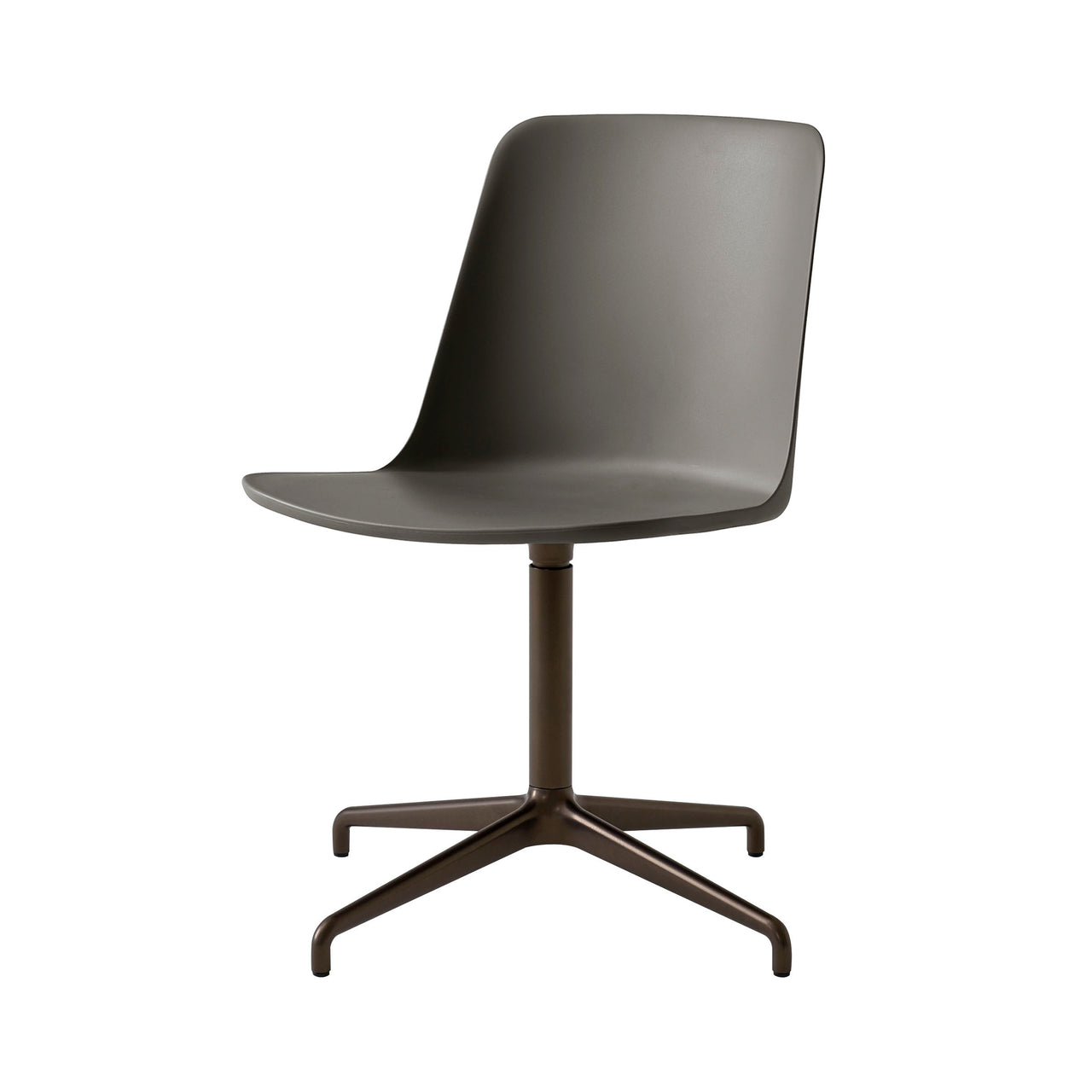 Rely Chair: HW16 + Stone Grey + Bronzed