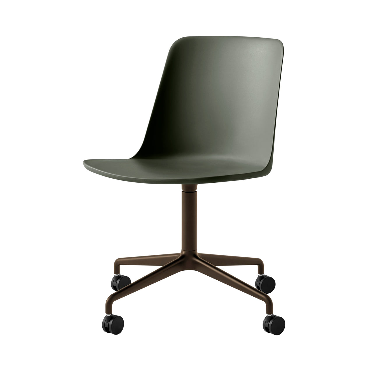 Rely Chair: HW21 + Bronze Green + Bronzed