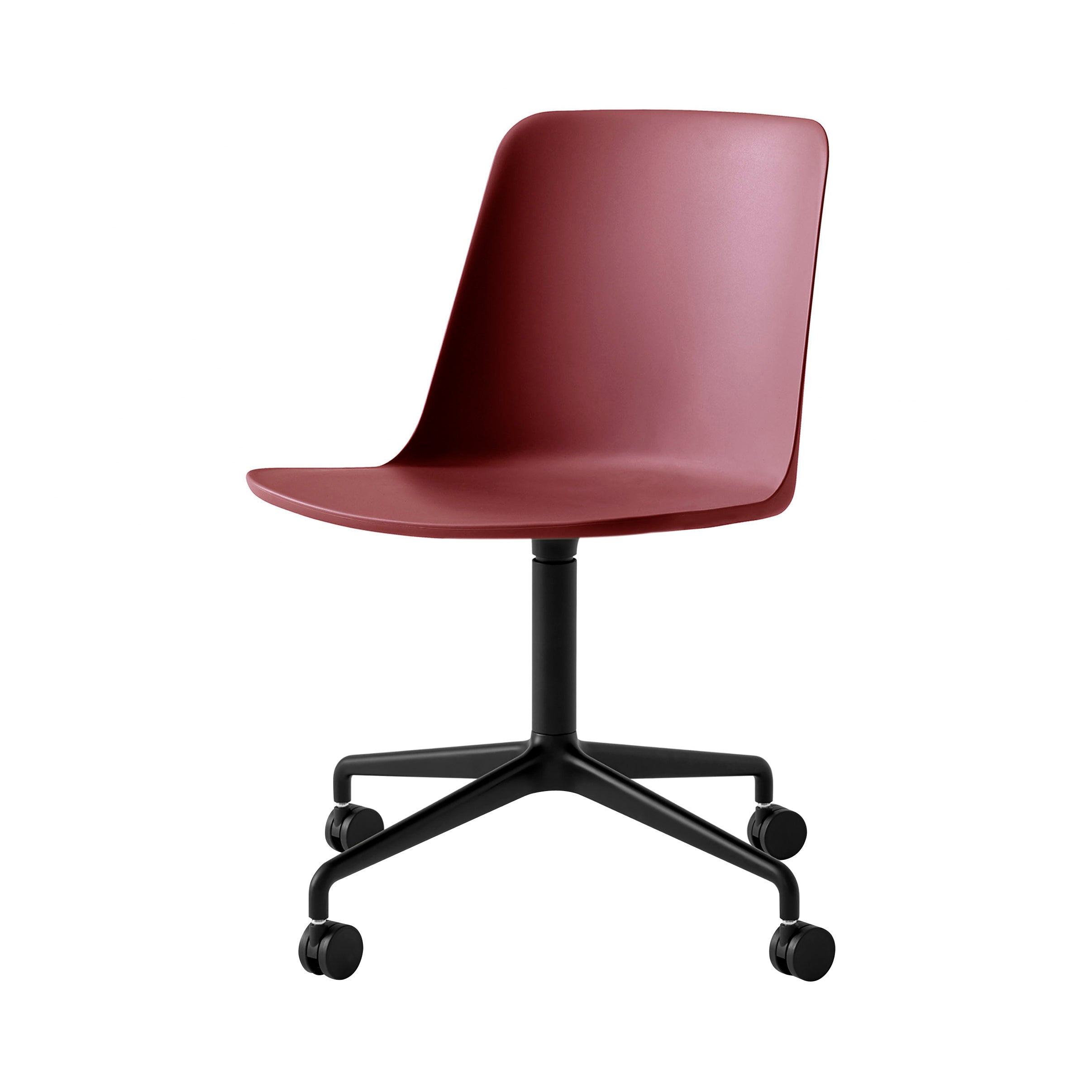 Rely Chair: HW21 + Red Brown + Black
