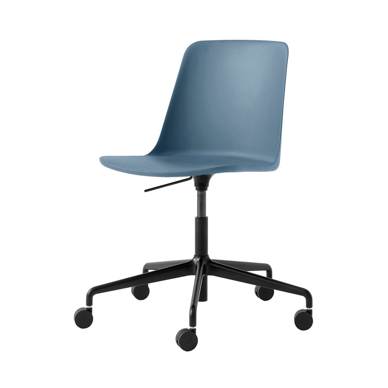 Rely Chair: HW28 + Light Blue + Black