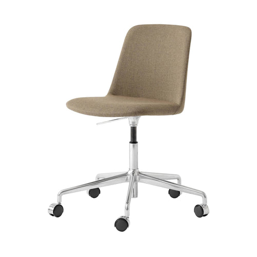 Rely Chair HW30: Polished Aluminum