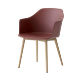Rely Chair HW76: Red Brown + Oak