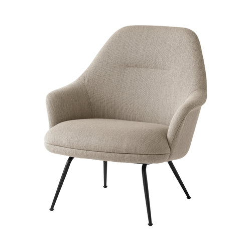 Rely Highback Lounge Chair: HW140 + Black