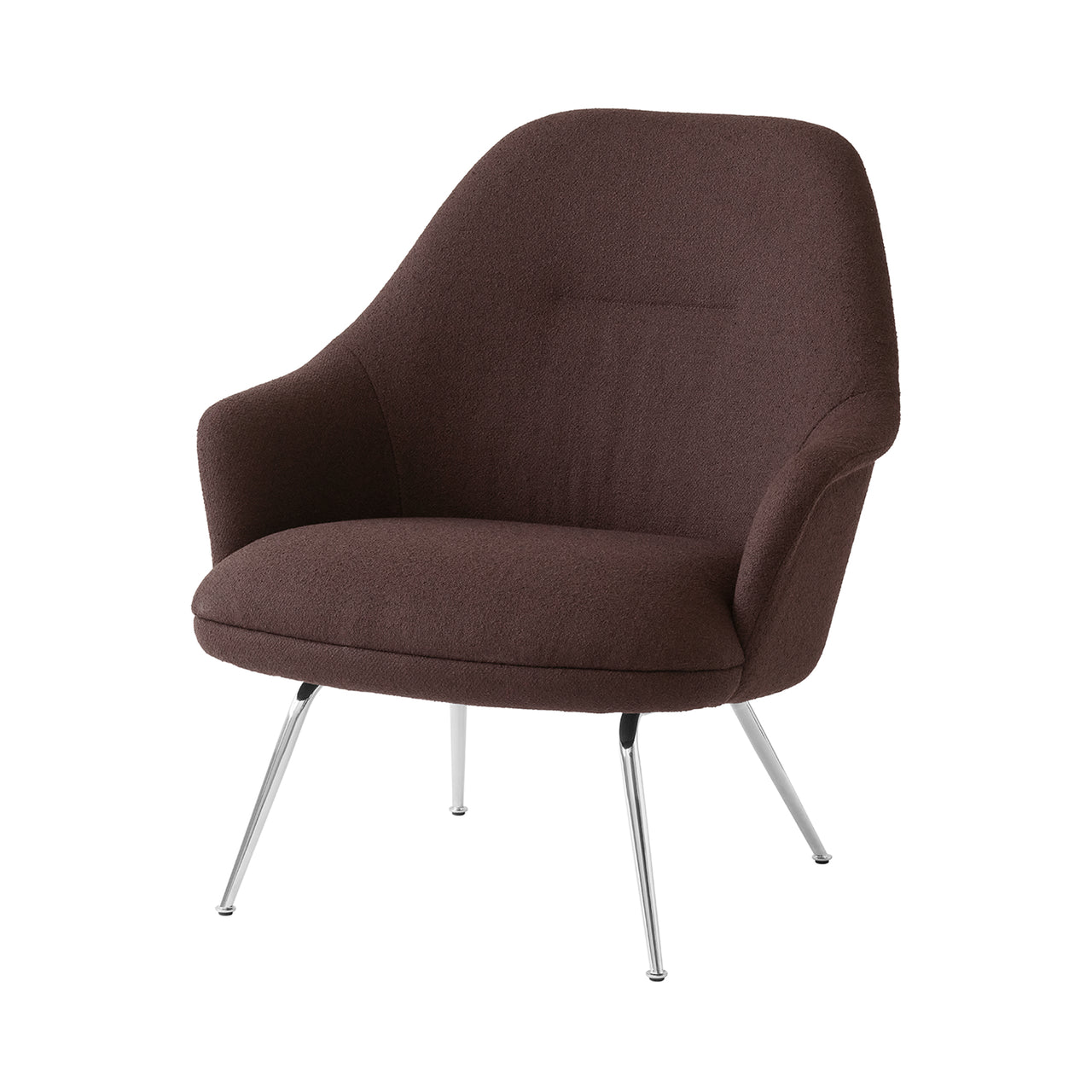 Rely Highback Lounge Chair: HW140 + Chrome