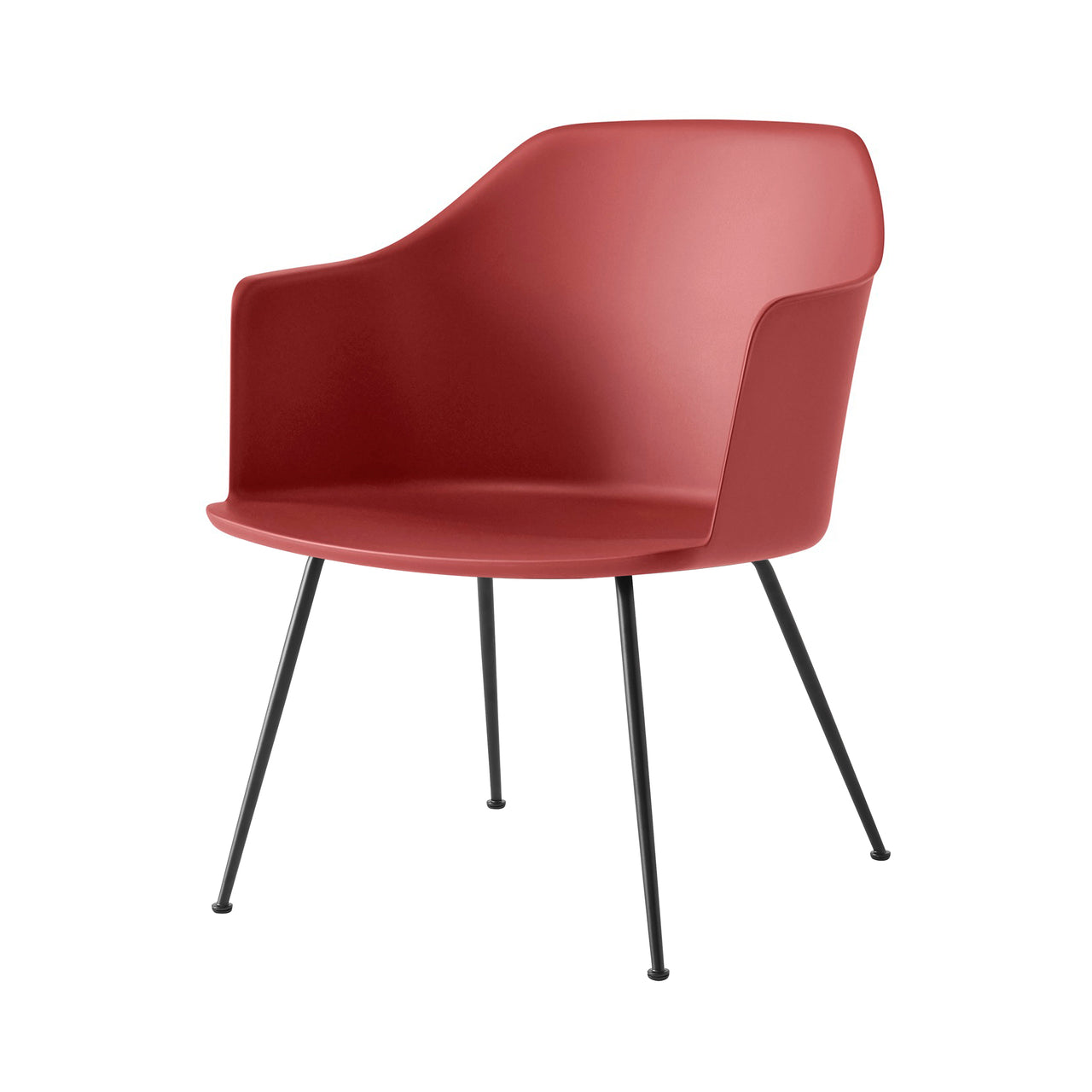 Rely Lounge Chair: HW101 + Red Brown