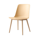 Rely Side Chair: HW71 + Beige Sand + Clear Lacquered Oak