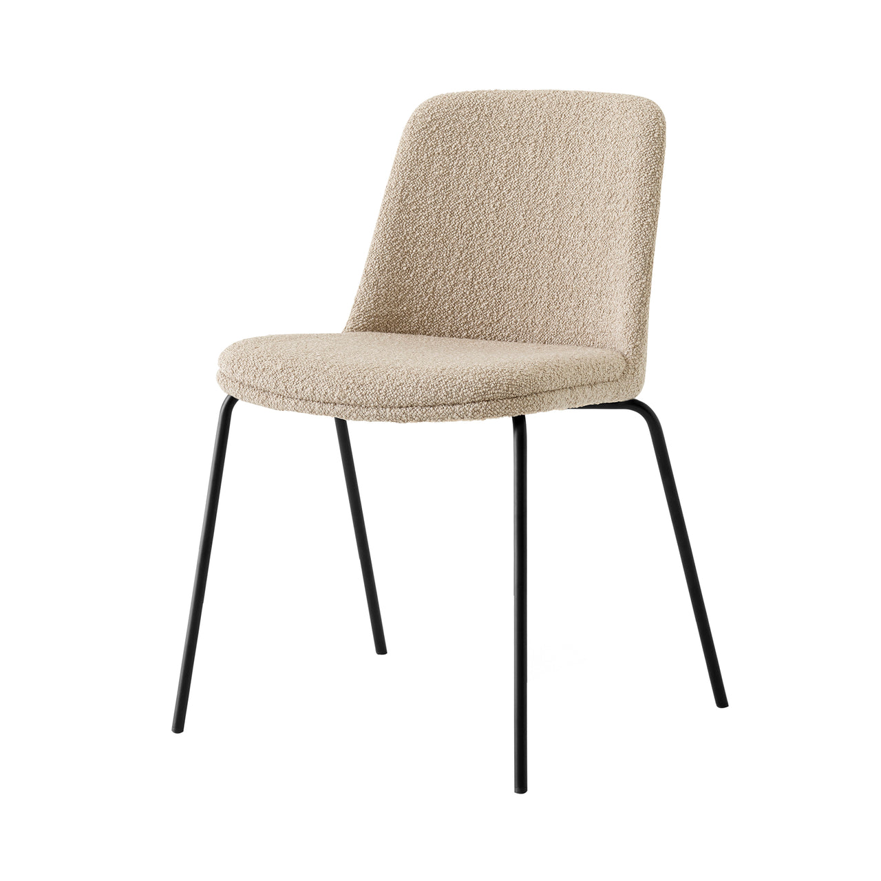 Rely Stacking Chair: HW68 + Black