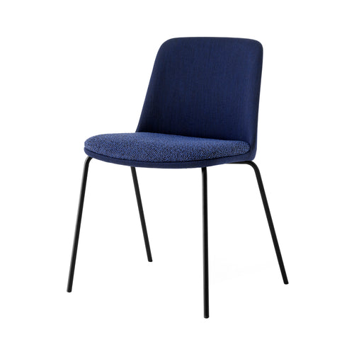 Rely Stacking Chair HW69: Set of 4 + Black
