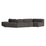 Rope Sofa: 5 Seater Curved