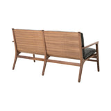 Ren Lounge Chair 2 Seater: Natural Walnut