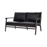 Ren Lounge Chair 2 Seater: Dark Brown Oak