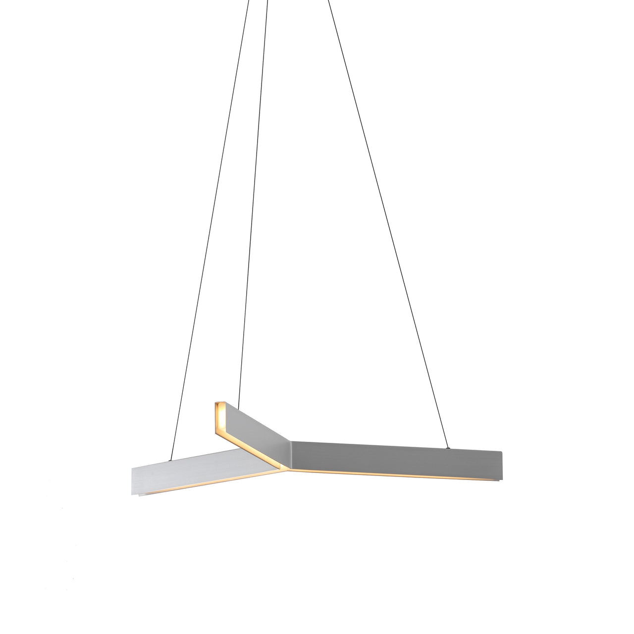 Tri Pendant: Brushed Aluminum