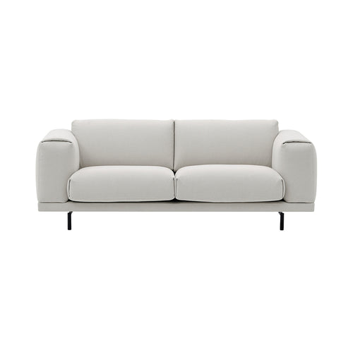 Rest 2 Seater Sofa: Metal Base