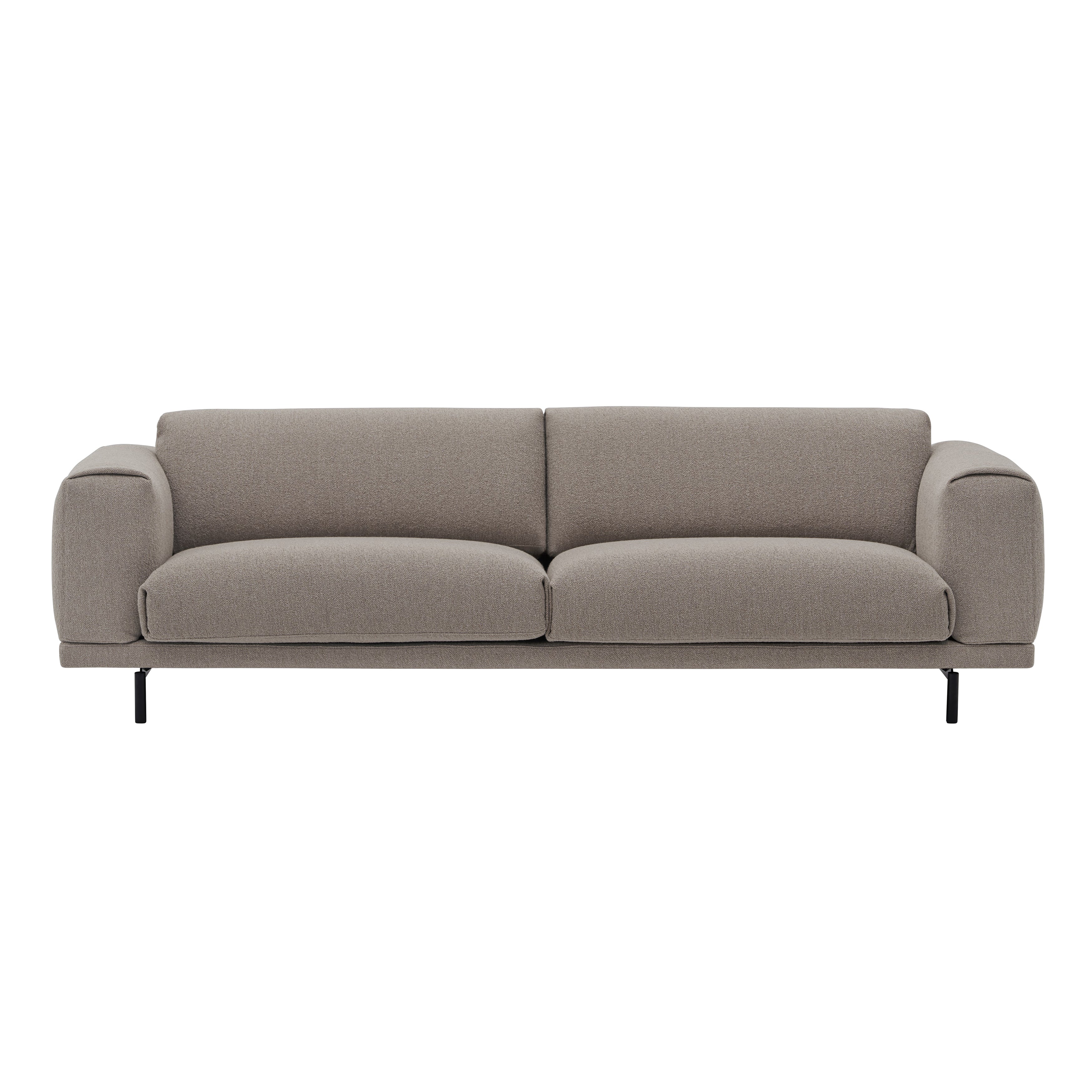 Rest 3 Seater Sofa: Metal Base + Hearth 6
