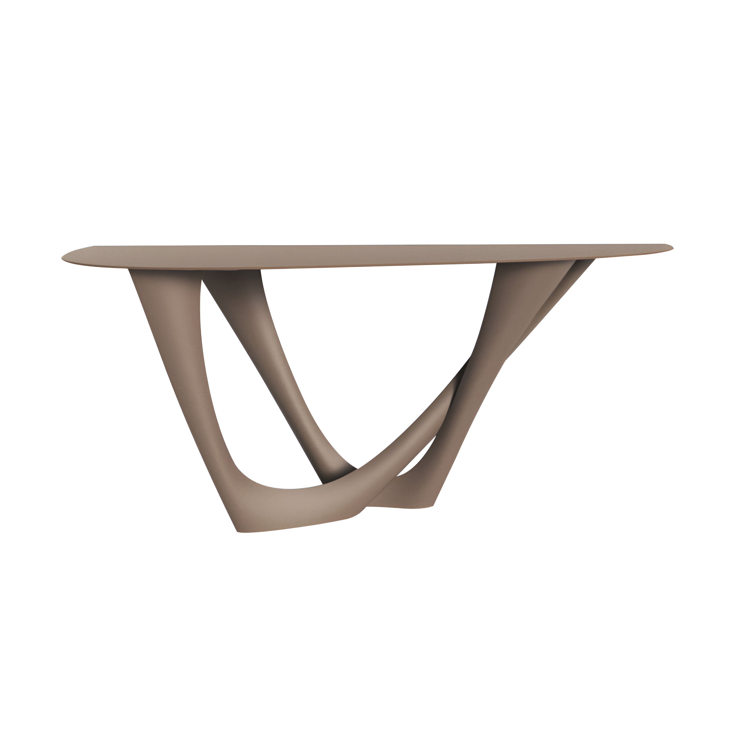 G-Console Duo: Right + Beige Grey Matt Steel