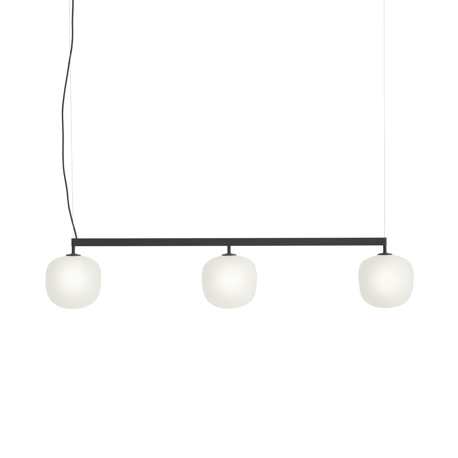 Rime Rail Lamp: Black