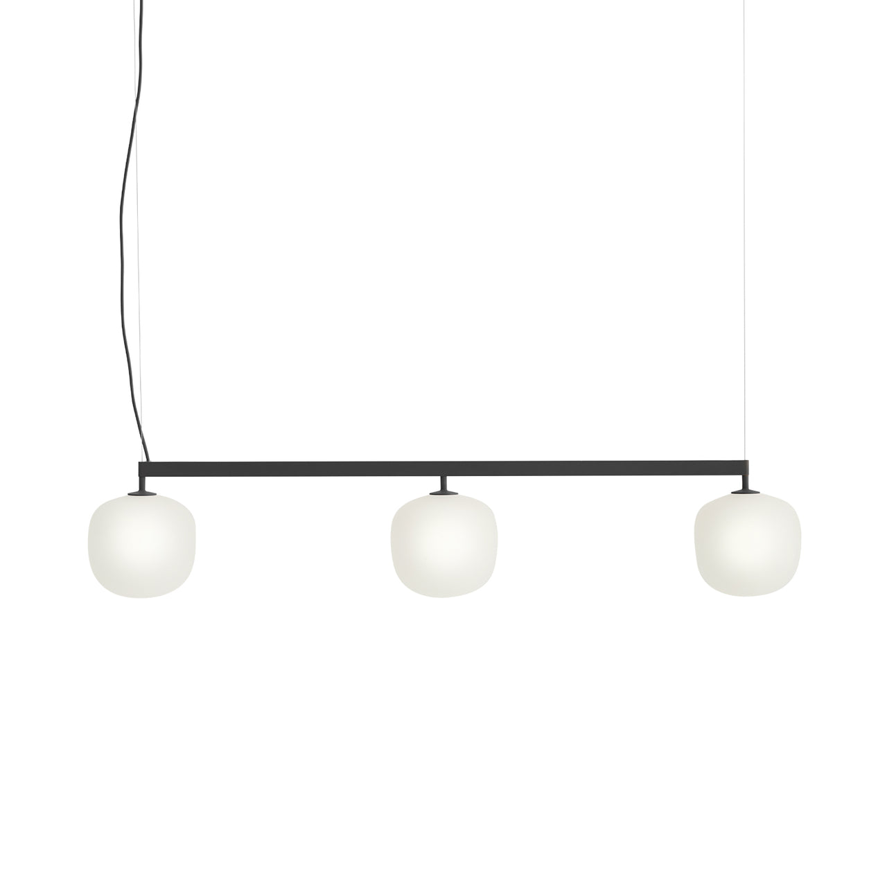 Rime Rail Lamp: Black