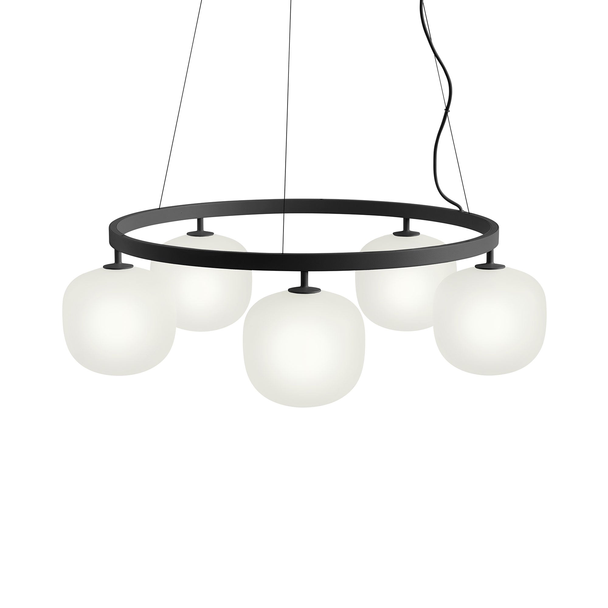 Rime Chandelier: Black