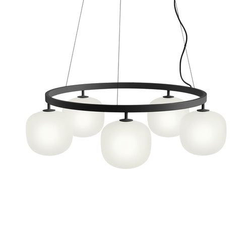 Rime Chandelier: Black