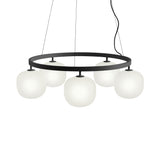 Rime Chandelier: Black