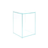 Rivet Box Table: Glass
