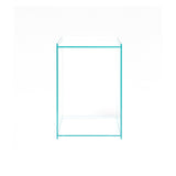 Rivet Box Table: Glass