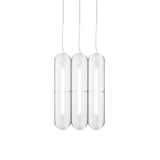 Vale System Pendant Light: Vertical + Side-to-Side + Vale 3 + Rust