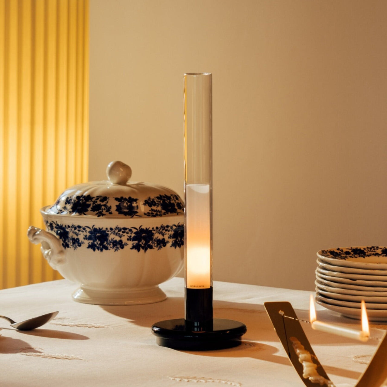 Sylvestrina Portable Table Lamp: Quick Ship
