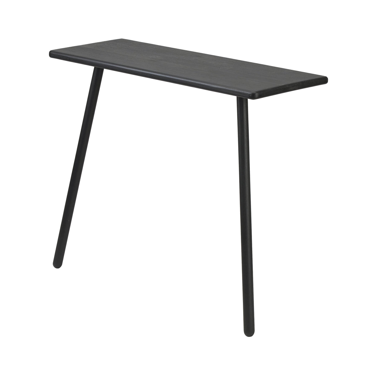 Georg Console Table: Black Oak