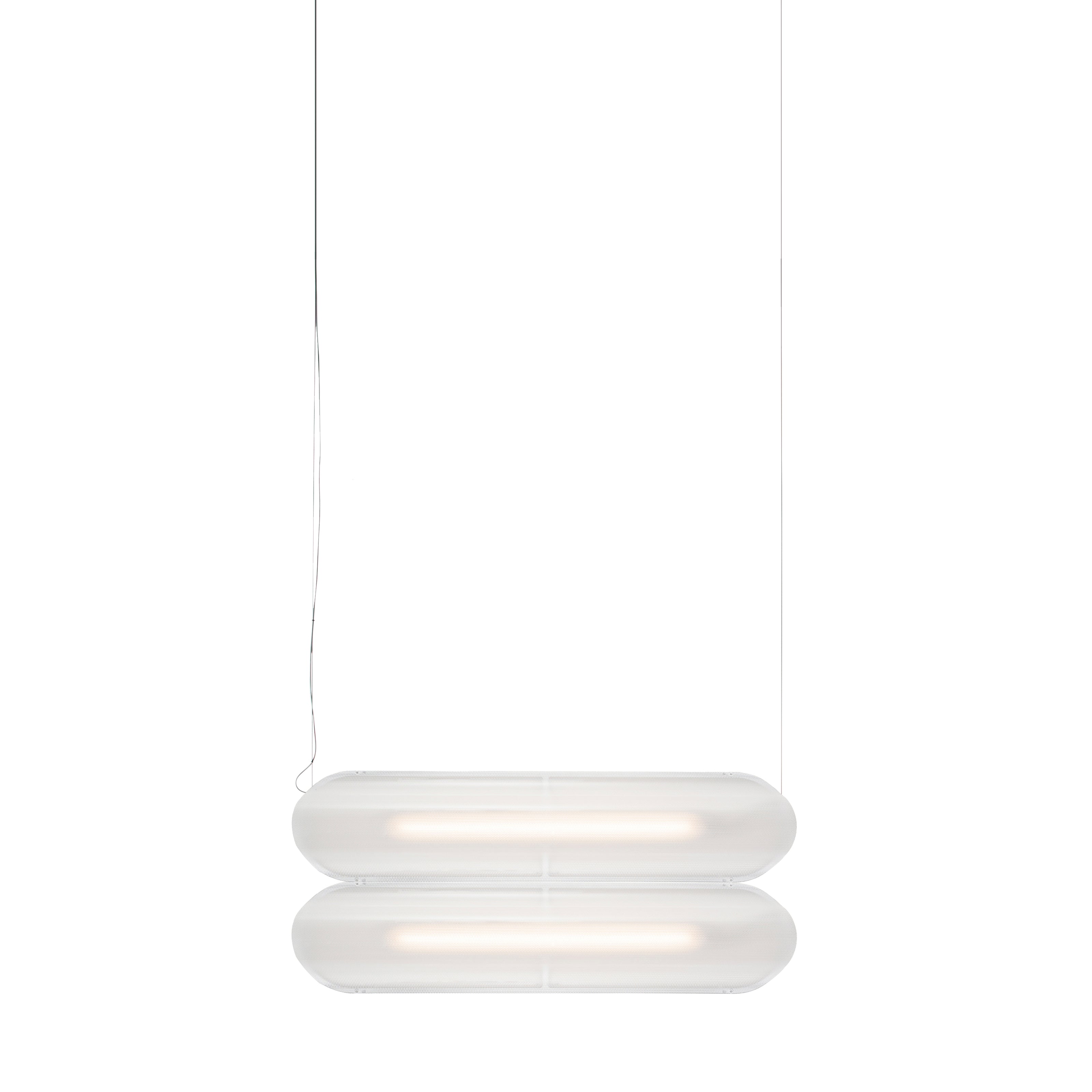 Vale System Y-Axis Pendant Light: Horizontal + Side-to-Side + Vale 2 + Silica