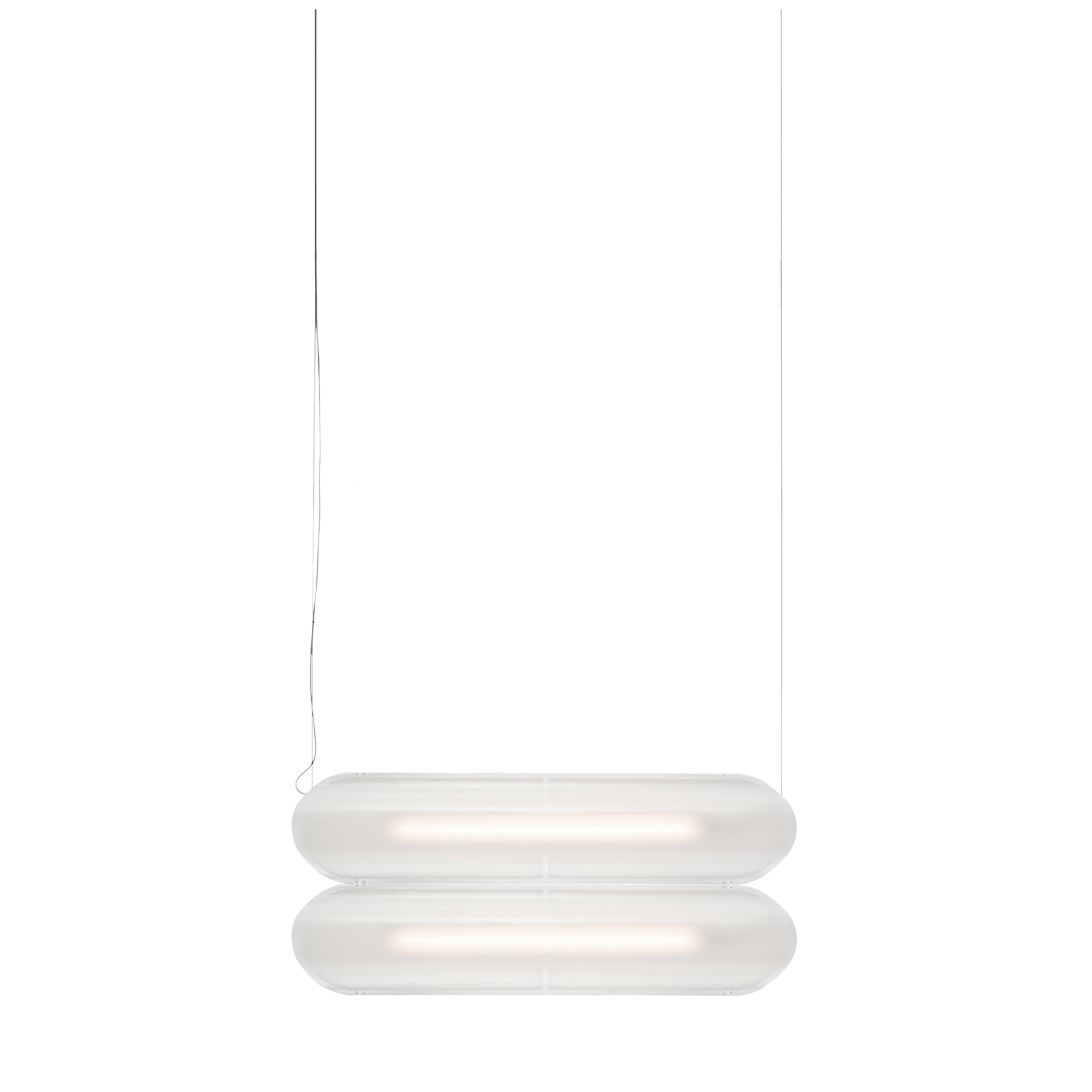 Vale System Y-Axis Pendant Light: Horizontal + Side-to-Side + Valve 2 + Silica